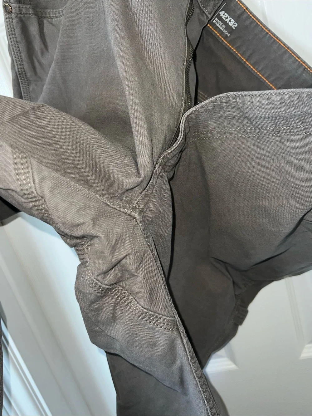 Ridgecut Men’s Gray/ Beige Work Pants, Carpenter, Workwear - Size 42x3
